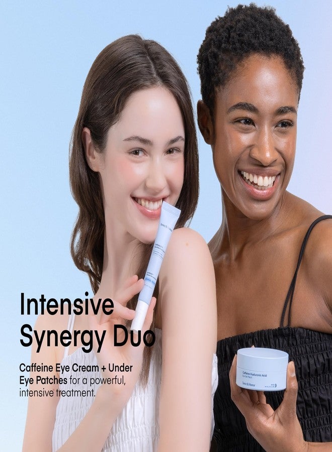 تيريز آند أونر كريم تيريز آند هونور للعينين بـ 8% كافيين مع سليميكسير™ ومزيج من الأعشاب الكورية - تركيبة مختبرة من قبل أطباء الجلدية للهالات السوداء والانتفاخات وأكياس العين والتجاعيد مع أداة تطبيق غوا شا، 0.67 أونصة سائلة - Image 5